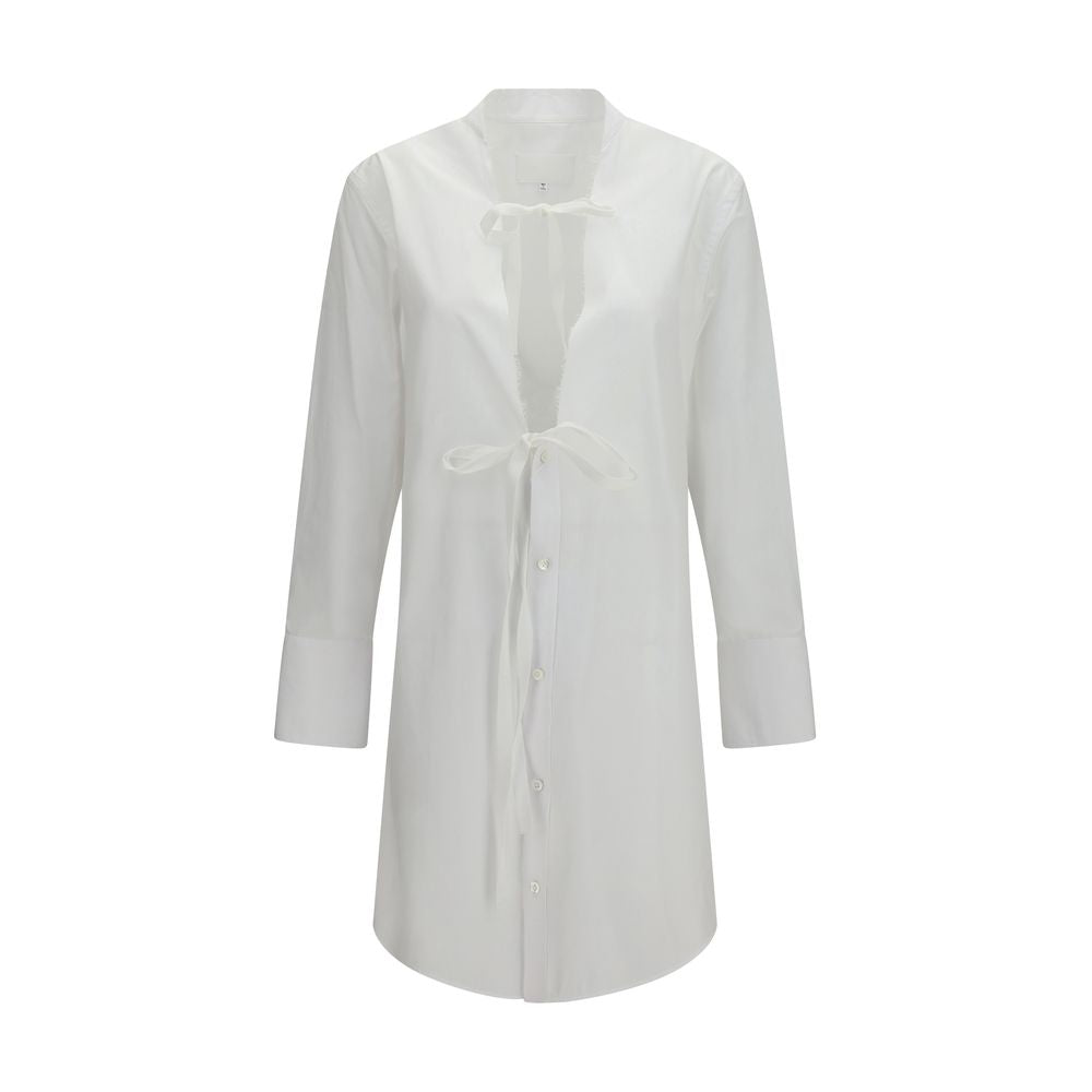 Maison Margiela Weißes Baumwoll-Freizeitkleid