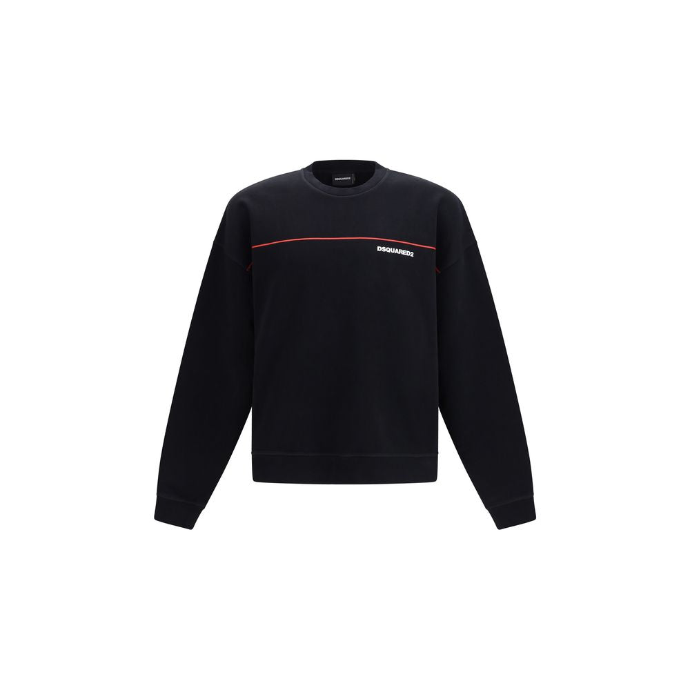 Dsquared² Schwarzer Baumwoll-Sweatshirt