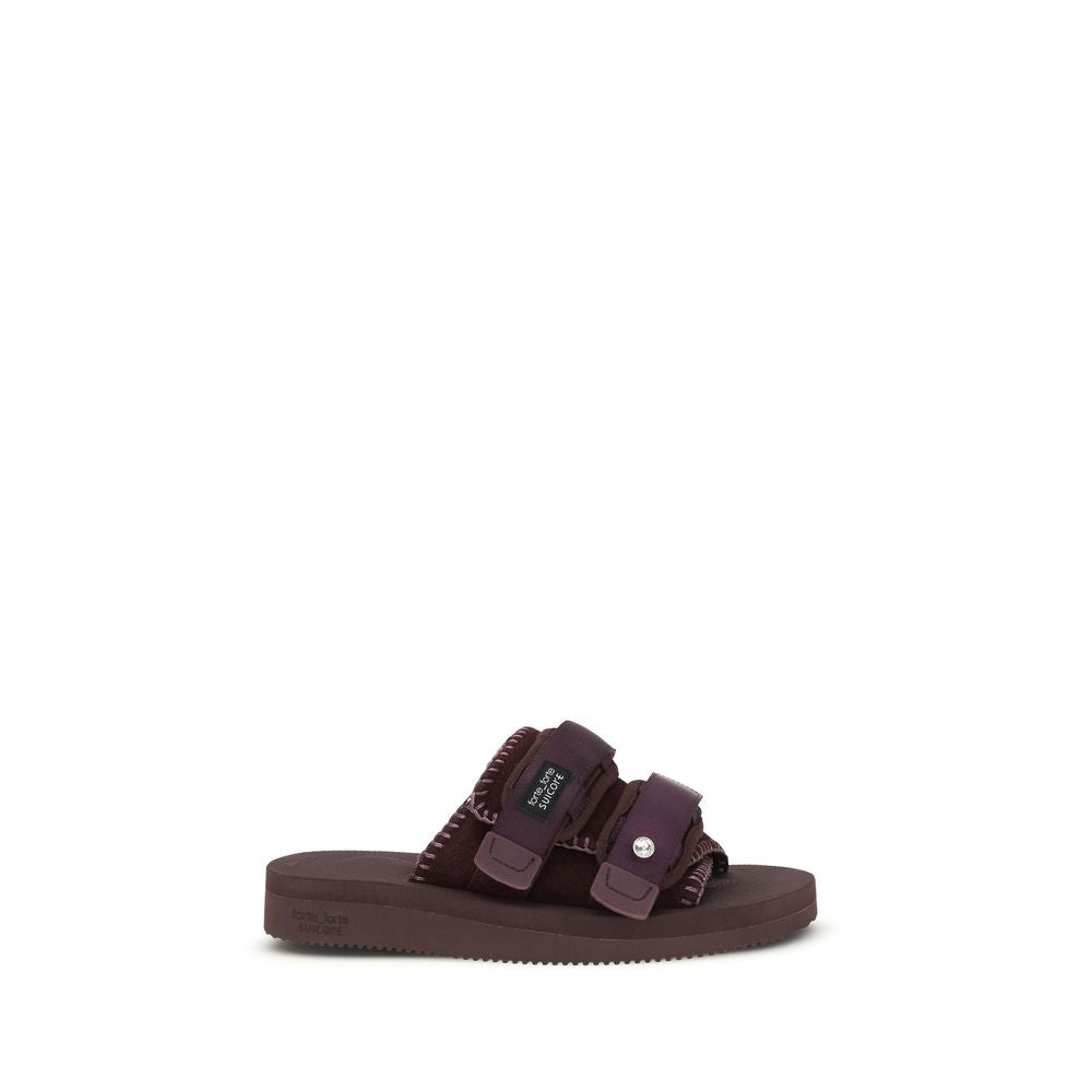 Forte_Forte Violette Sandalen aus Polyester