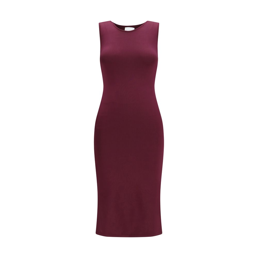 SA SU PHI Langes Seidenkleid in Lila