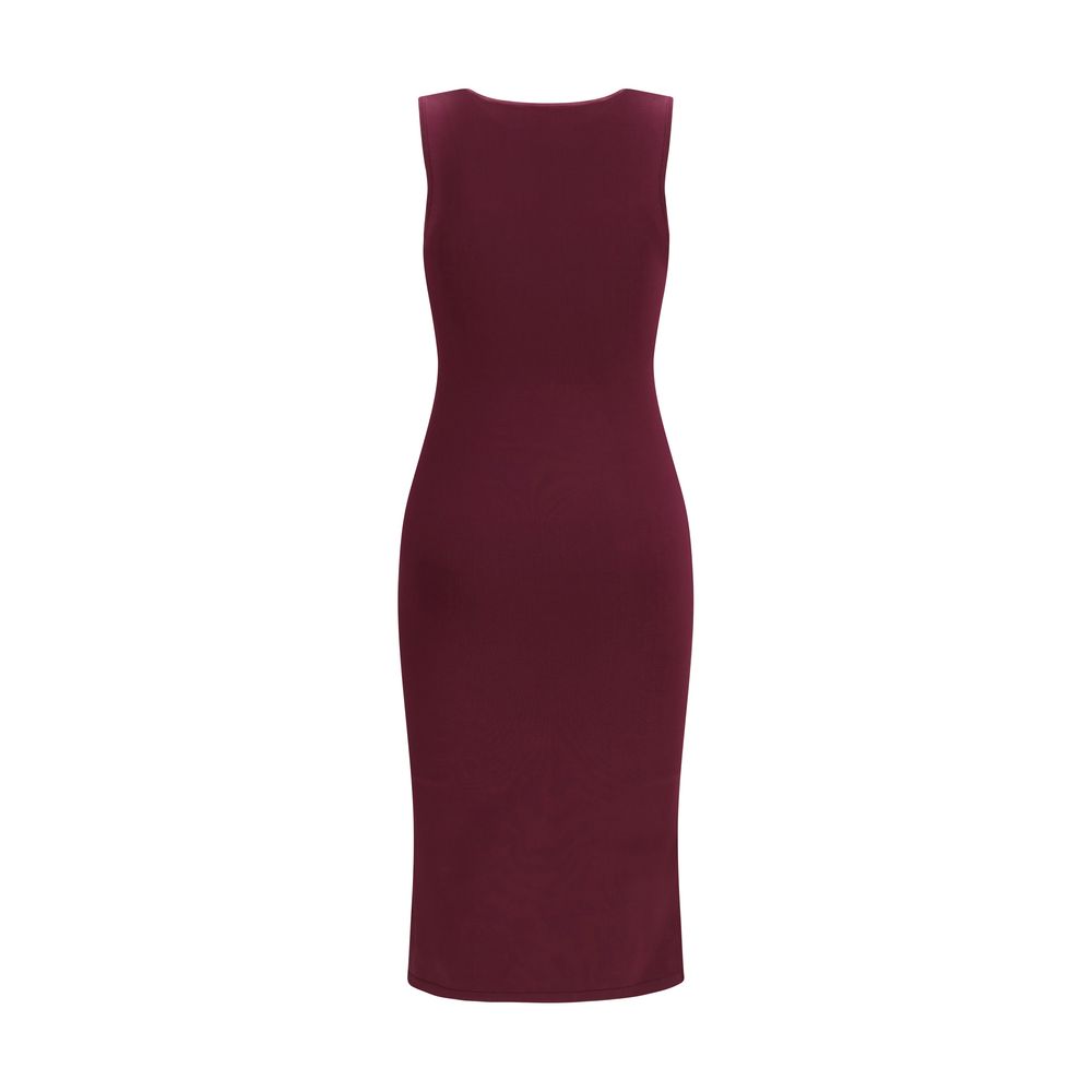 SA SU PHI Langes Seidenkleid in Lila