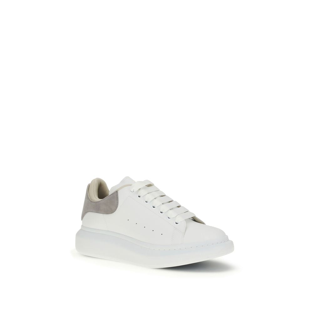Alexander McQueen Weiße Kalbsleder Bos Taurus Chunky Sneaker
