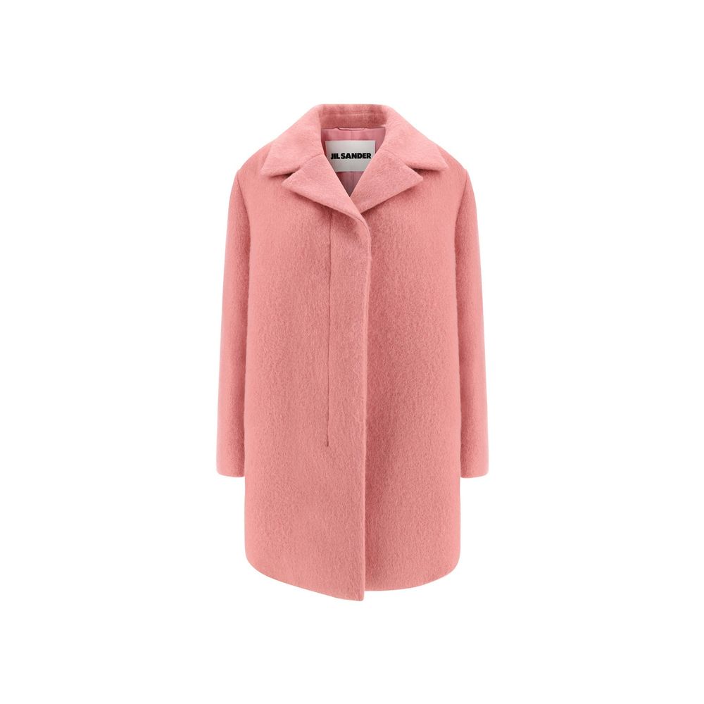 Jil Sander Mehrfarbiger Mohair-Mantel