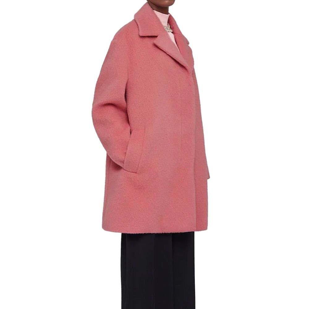 Jil Sander Mehrfarbiger Mohair-Mantel