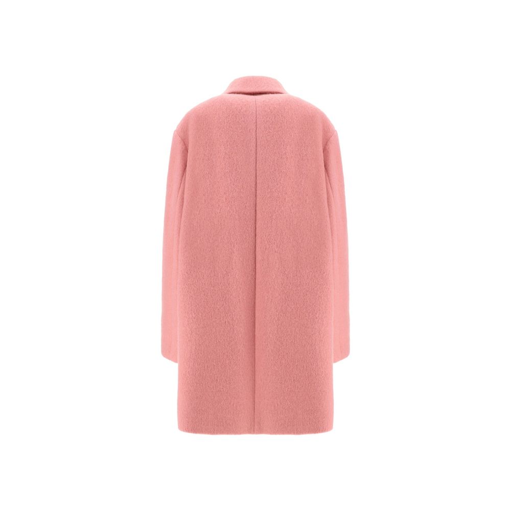Jil Sander Mehrfarbiger Mohair-Mantel