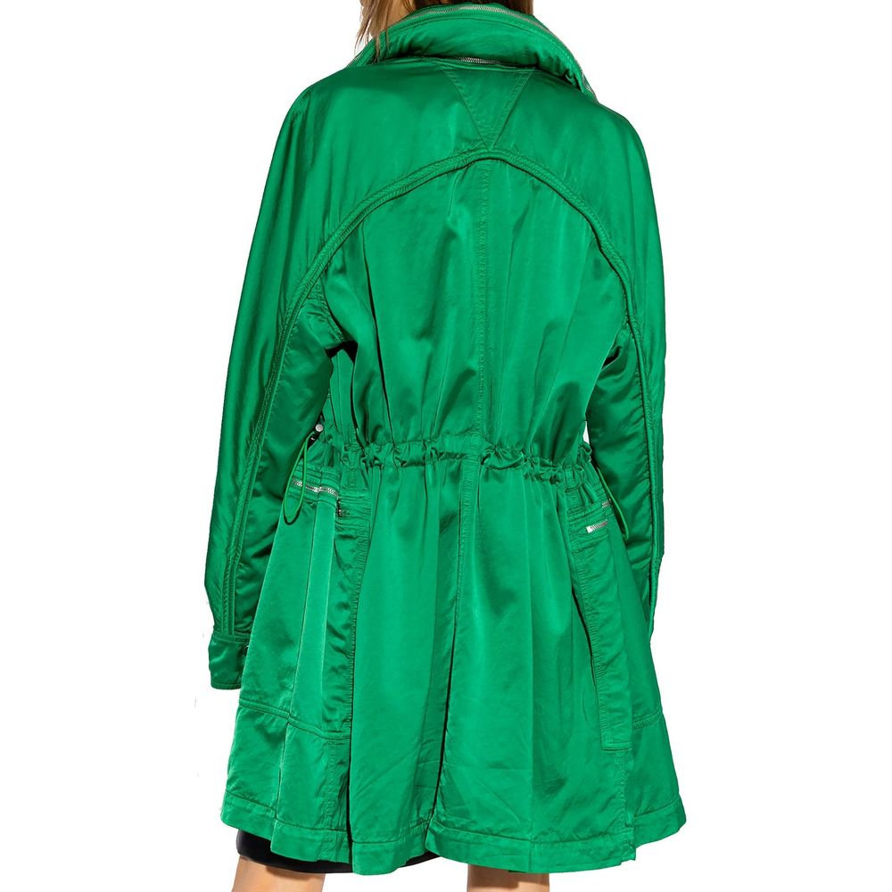 Bottega Veneta Zweifarbiger Baumwollparka