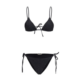 Kristina Ti Schwarzer Bikini aus Polyester