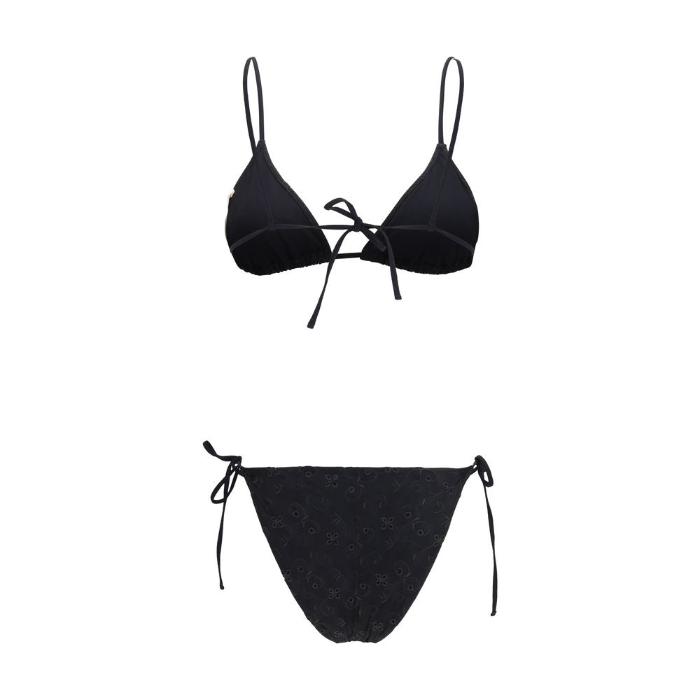 Kristina Ti Schwarzer Bikini aus Polyester