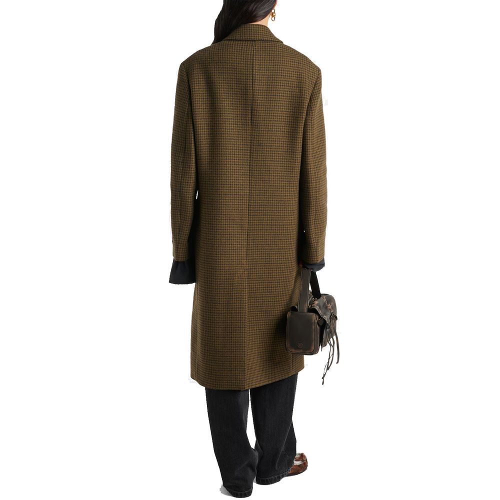 Acne Studios Mantel aus braunen Fasern
