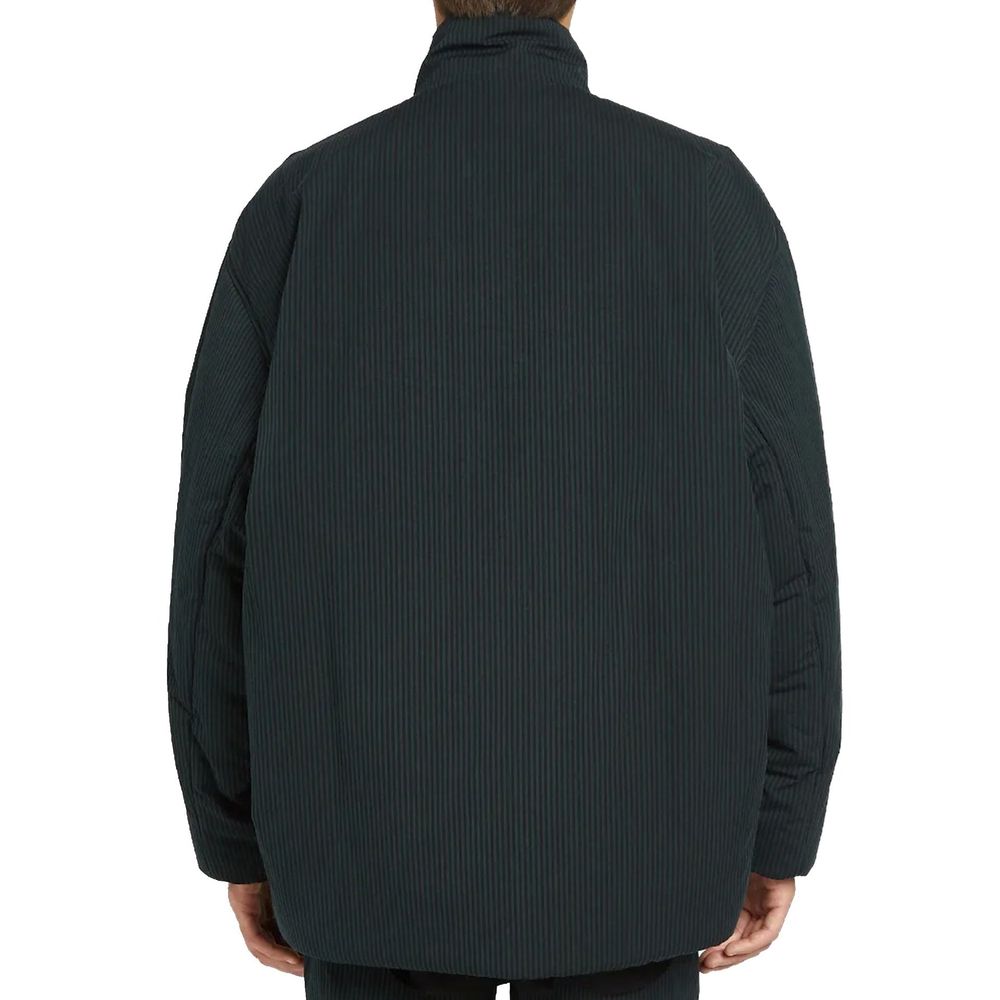 Balenciaga Schwarze Baumwolljacke in voller Länge