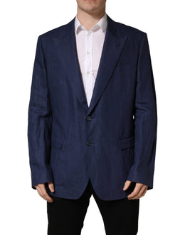 Dolce & Gabbana Blauer Sakko mit 2 Knöpfen