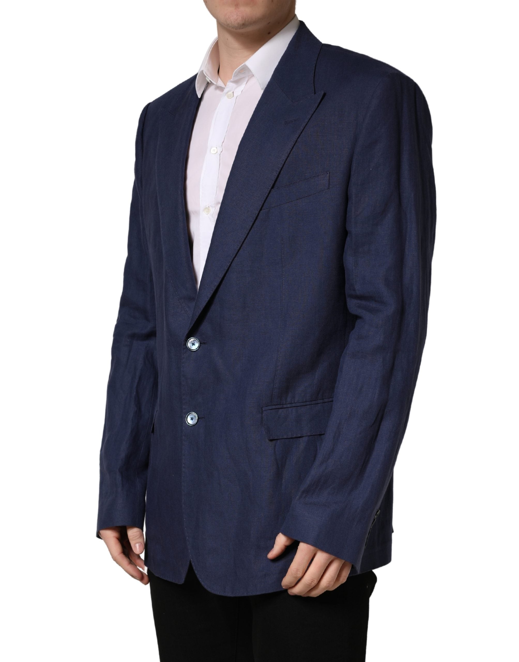 Dolce & Gabbana Blauer Sakko mit 2 Knöpfen