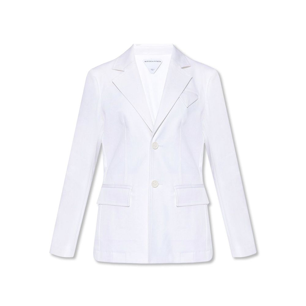Bottega Veneta Weißer Baumwollblazer