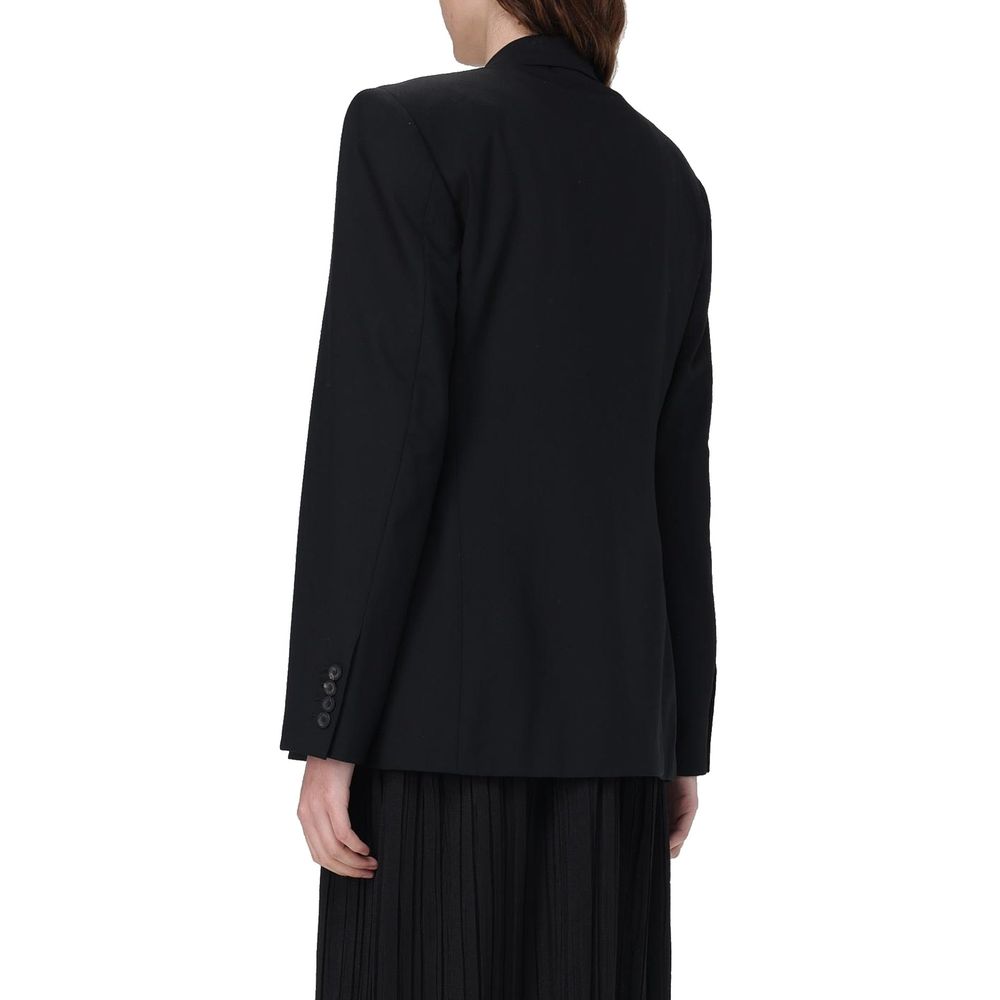 Balenciaga Schwarze Wolljacken und Mäntel