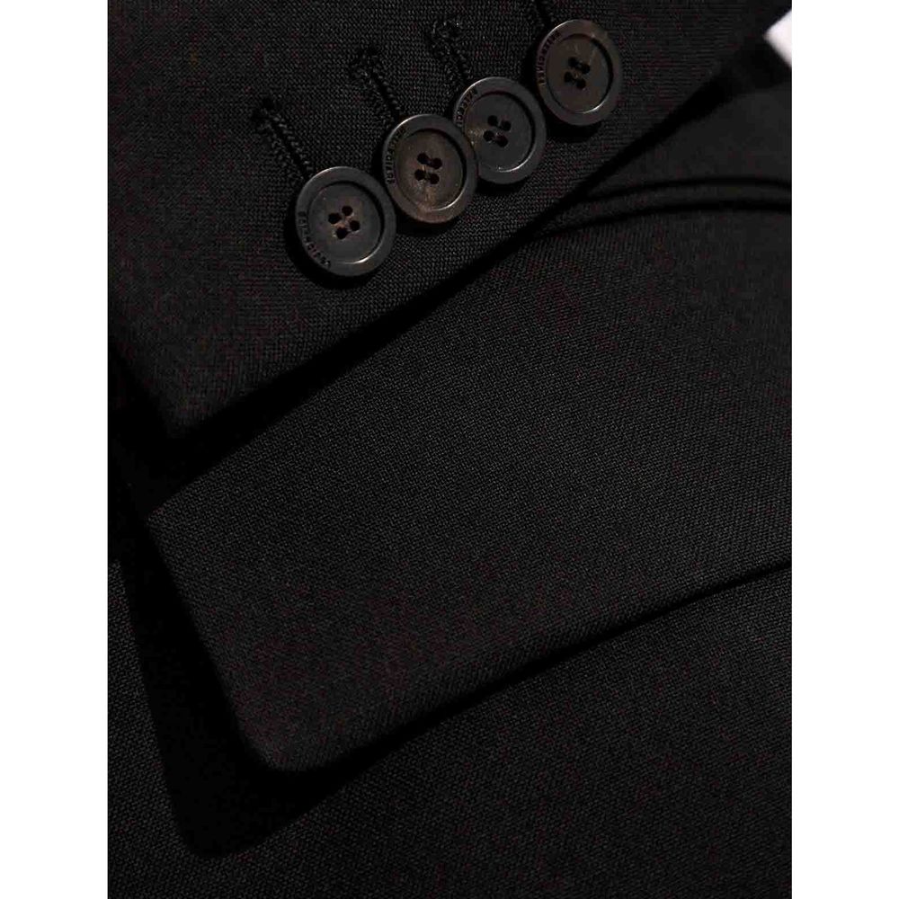 Balenciaga Schwarze Wolljacken und Mäntel