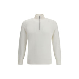 Brunello Cucinelli Weißes Baumwoll-Sweatshirt