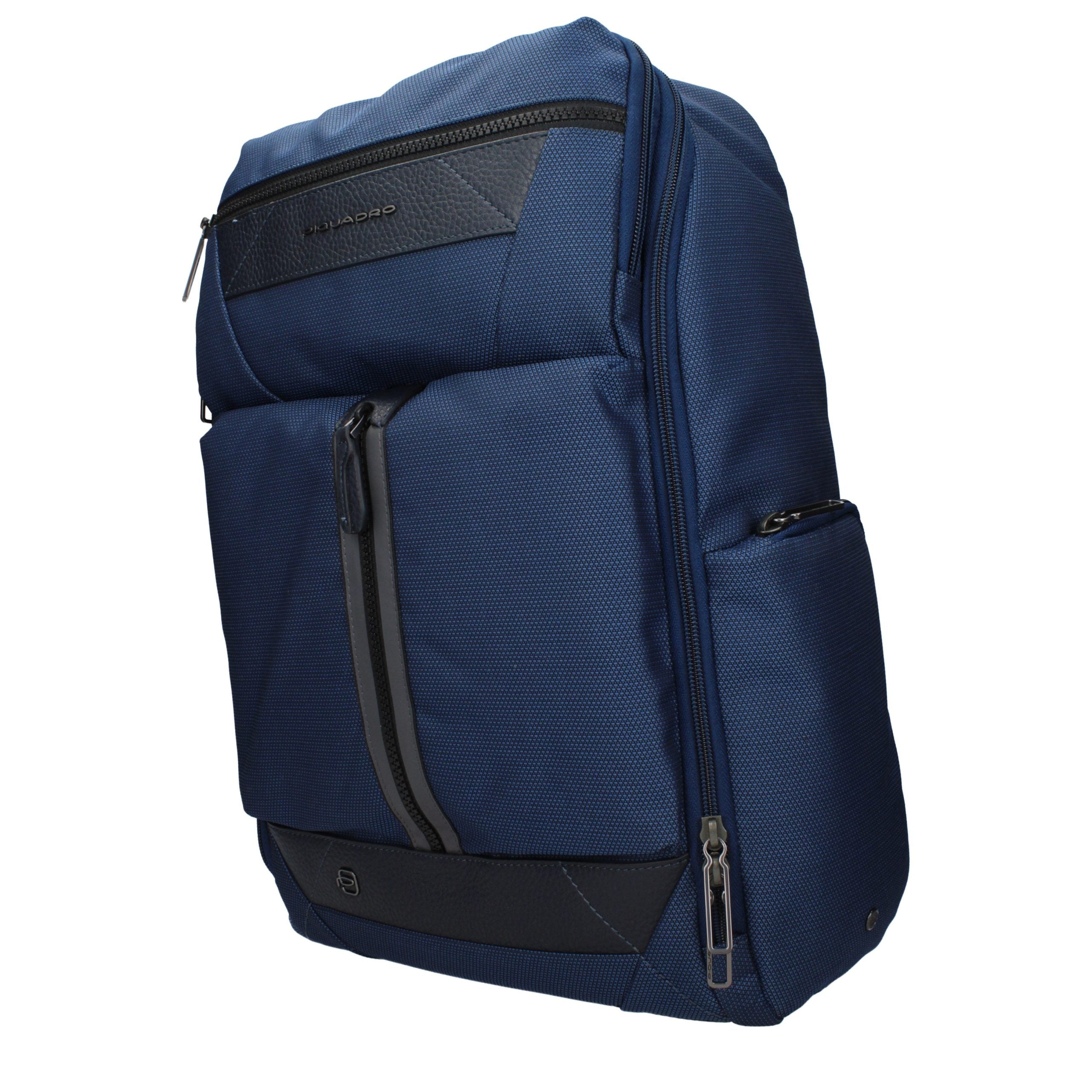 Piquadro Blauer Stoffrucksack