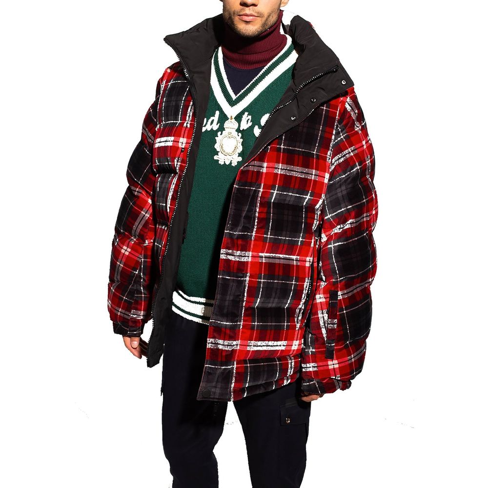 Dolce & Gabbana Schwarzer Bomber aus Baumwolle
