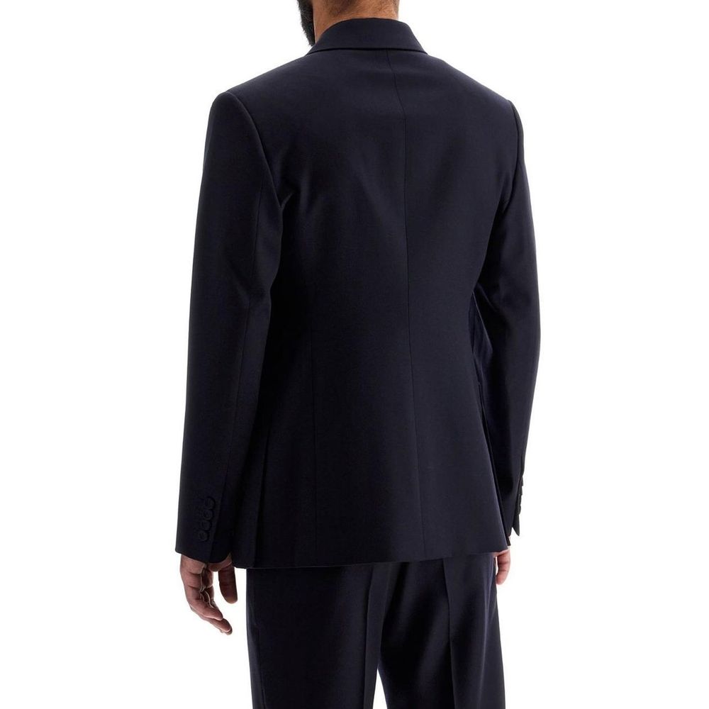 Dior Blaues Sakko aus reiner Schurwolle