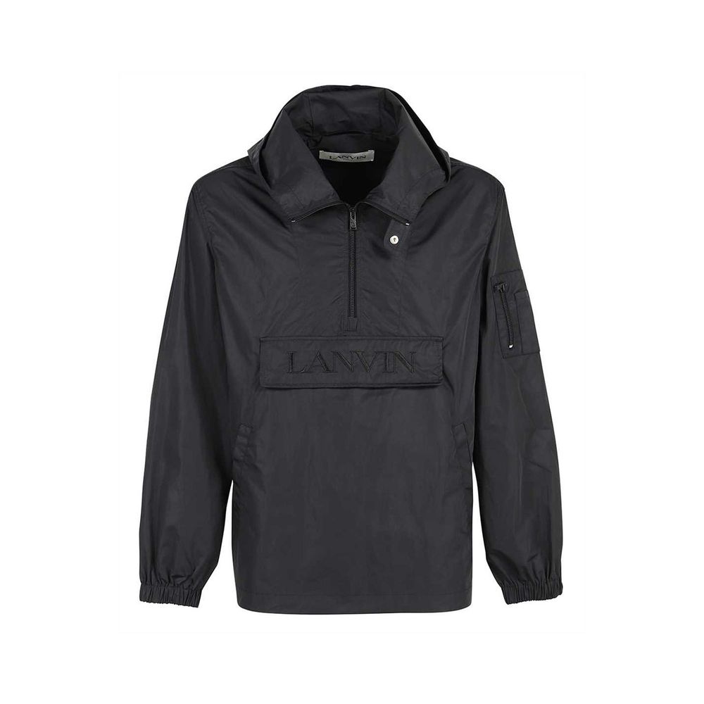 Lanvin Schwarze Polyamid-Shell-Jacke