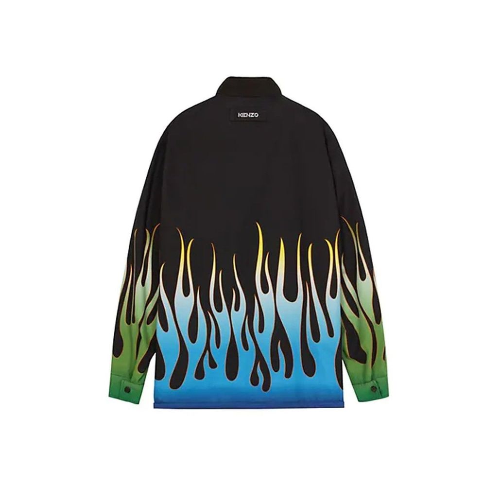 Kenzo Schwarze Baumwoll-Shell-Jacke