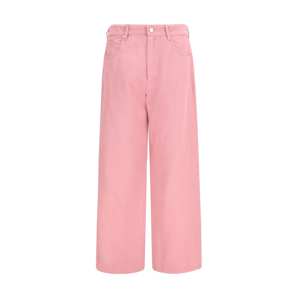 'S Max Mara Mehrfarbige Baumwoll-Freizeithose