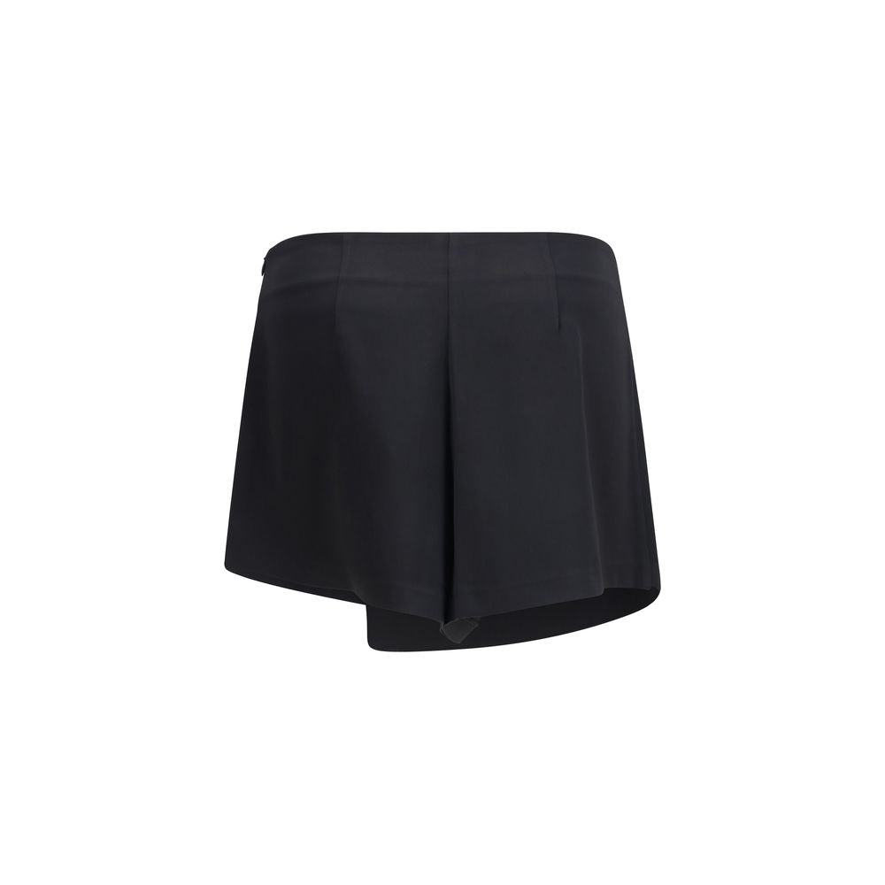 GCDS Schwarze Mini-Shorts aus Polyester