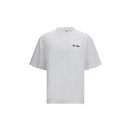 Off-White Weißes Baumwoll-T-Shirt