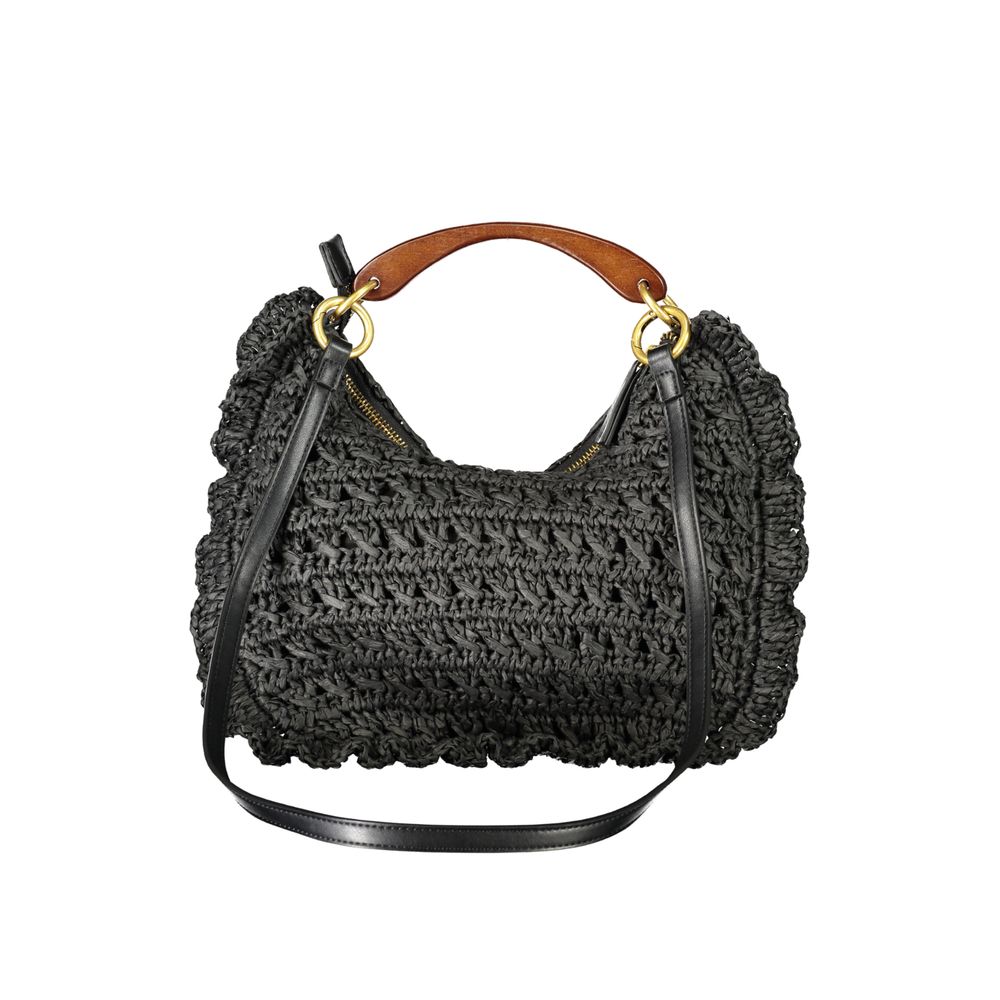 Twinset Schwarze Handtasche aus Polyester