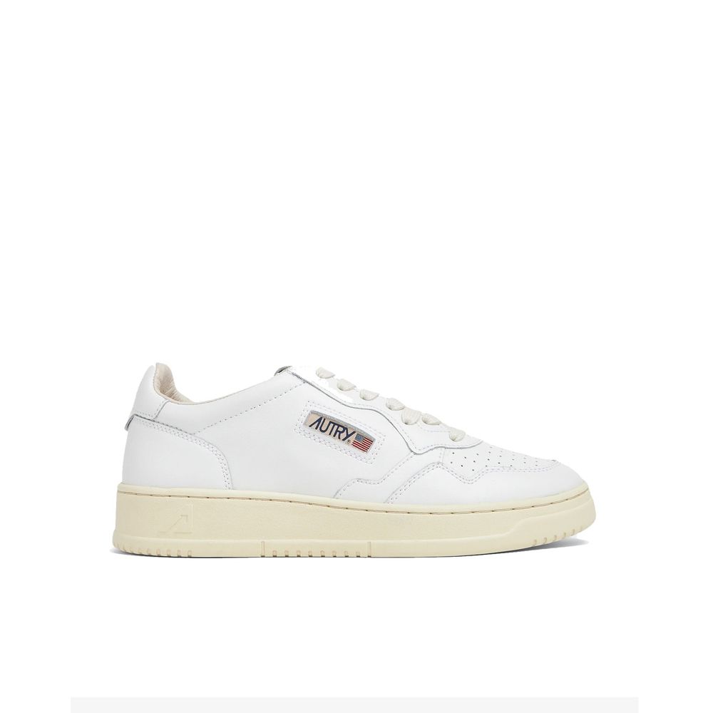 Autry Weiße Leder-Sneaker