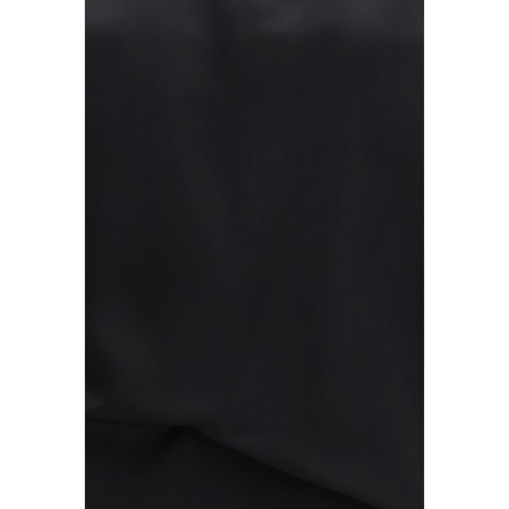 Max Mara Schwarzes Viskose-Freizeitkleid