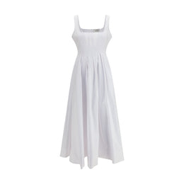 Max Mara Weißes Baumwoll-Freizeitkleid