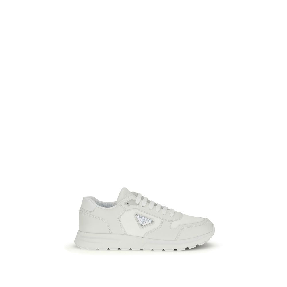 Prada Weiße Sneaker aus recyceltem Polyamid