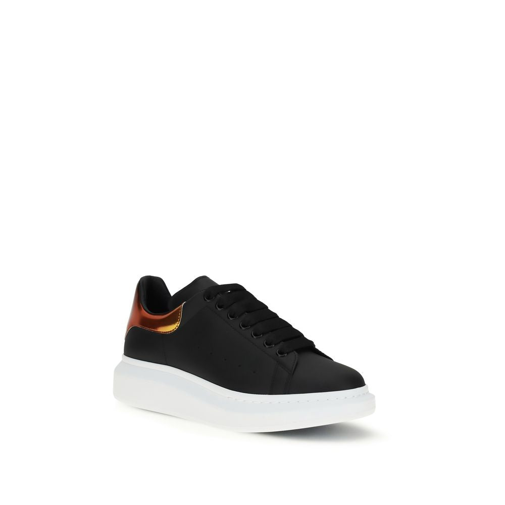 Alexander McQueen Schwarze Bos Taurus Plateau-Sneaker aus Kalbsleder
