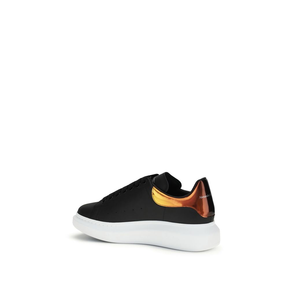 Alexander McQueen Schwarze Bos Taurus Plateau-Sneaker aus Kalbsleder