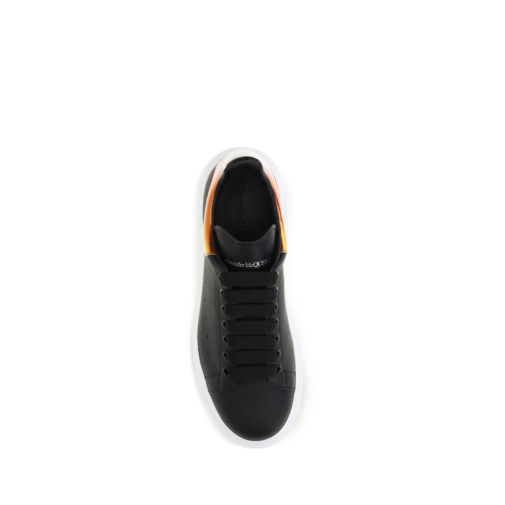 Alexander McQueen Schwarze Bos Taurus Plateau-Sneaker aus Kalbsleder