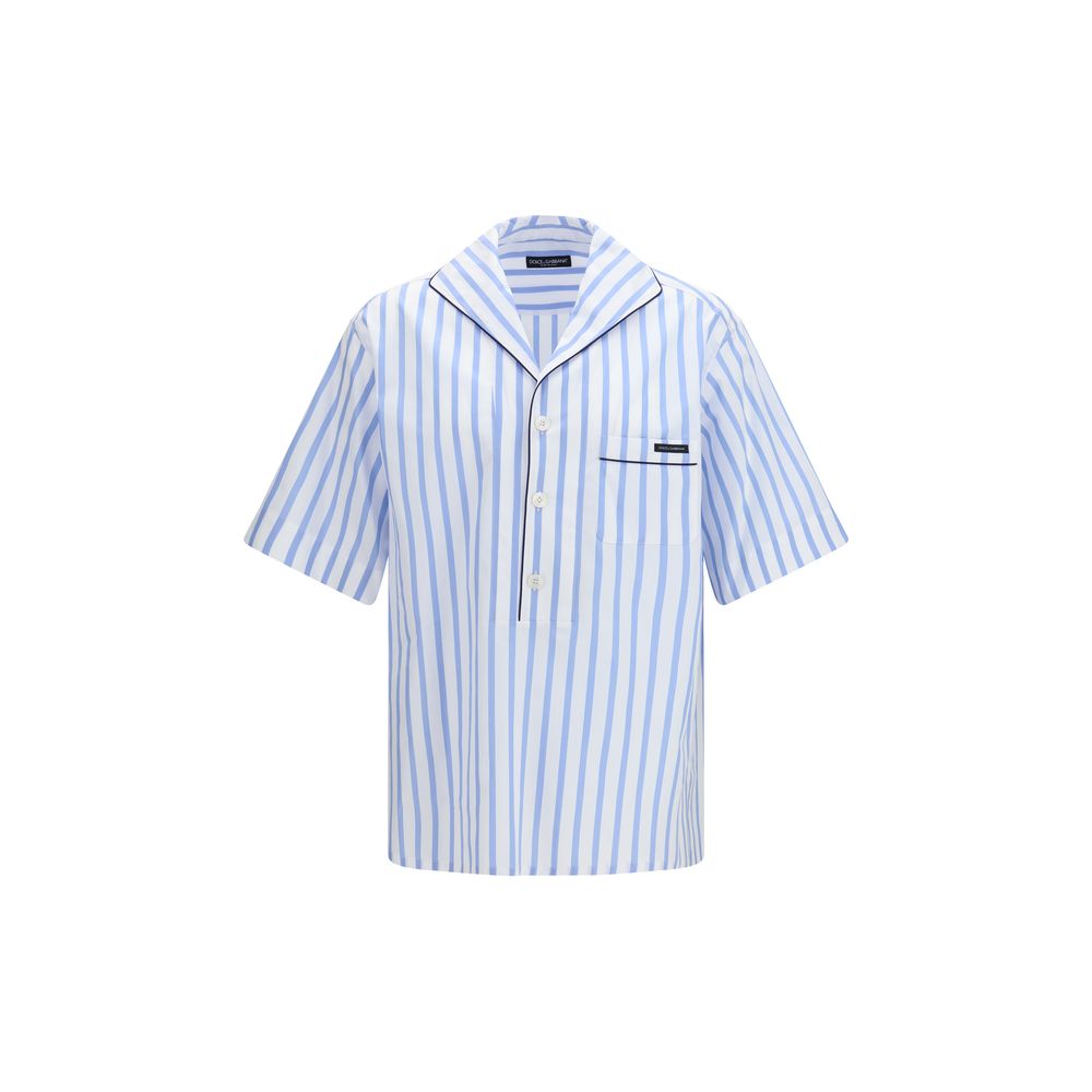 Dolce & Gabbana Mehrfarbiges Hemd aus Baumwolle mit Muster