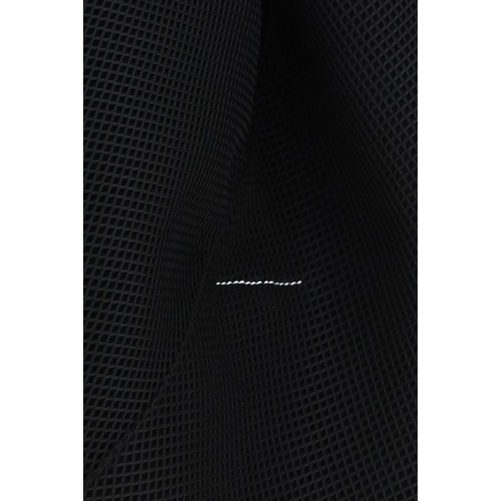 MM6 Schwarze Schultertasche aus Polyester
