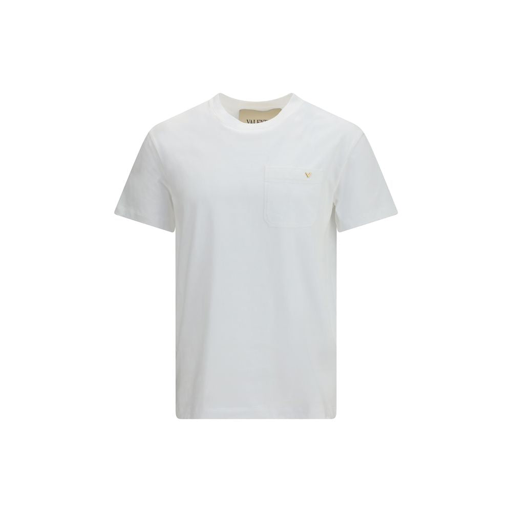 Valentino Garavani Weißes Baumwoll-T-Shirt