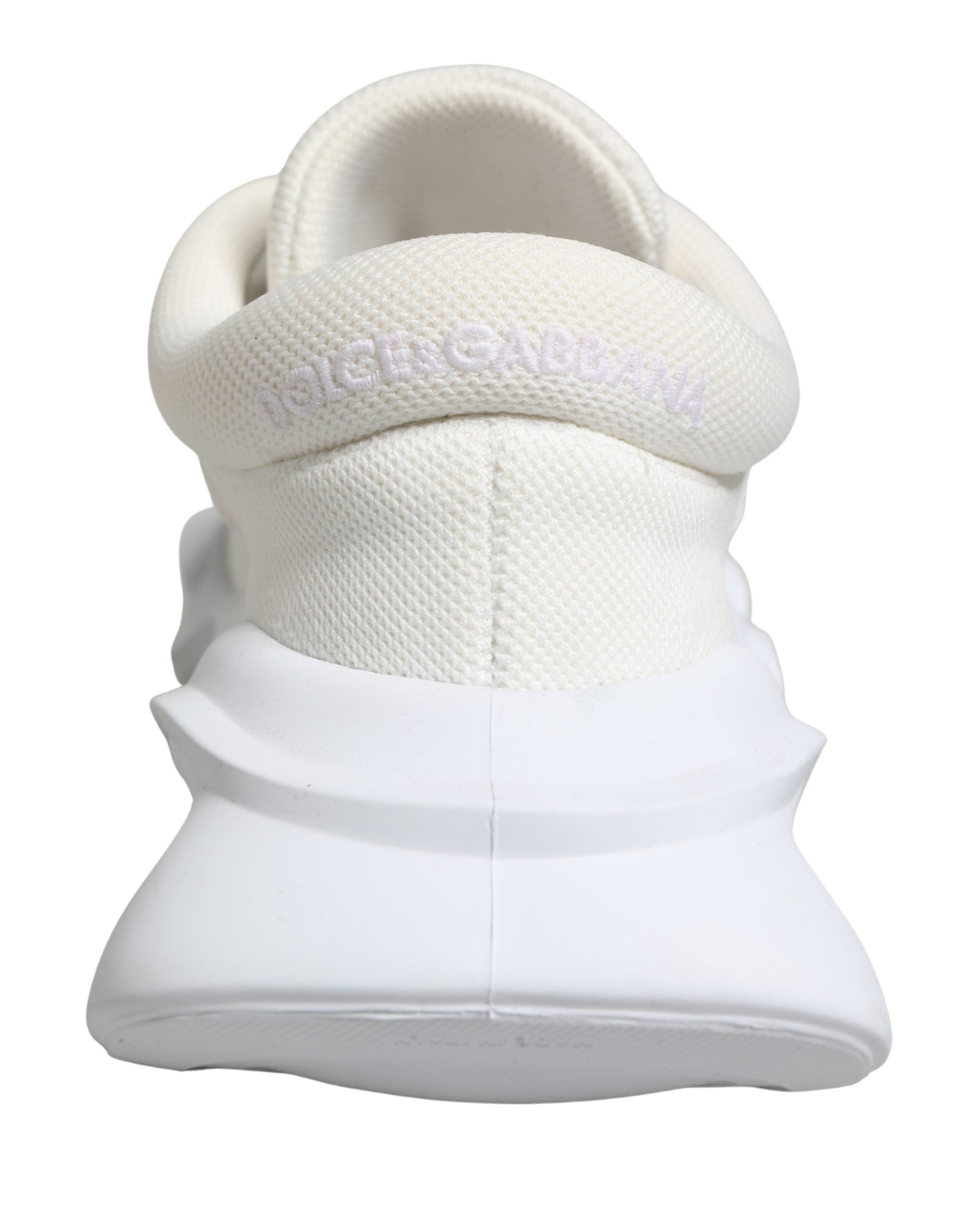 Dolce & Gabbana Weiß Slip On Wave Low Top Turnschuhe Schuhe