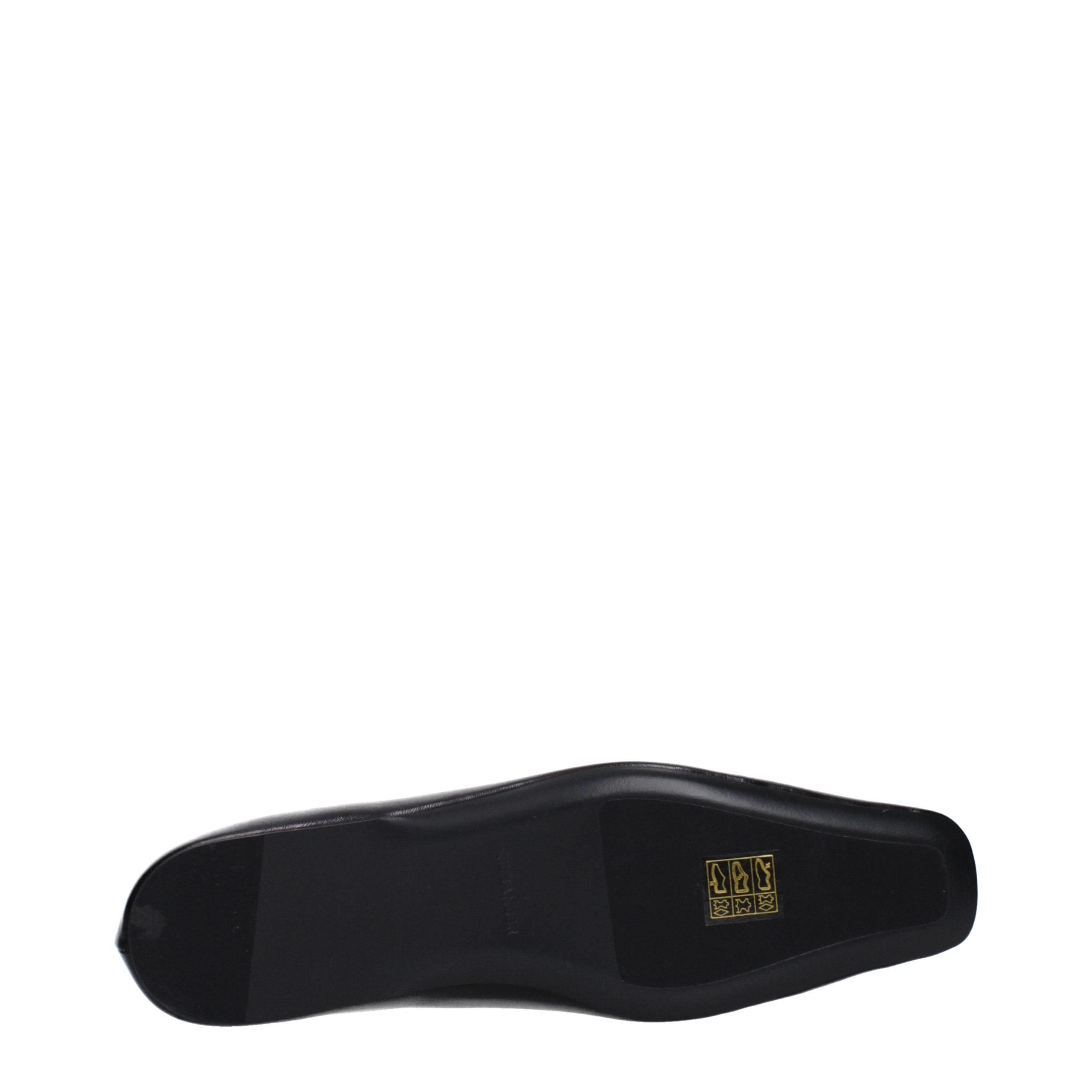 Jil Sander Schwarze Ballerinas aus Leder