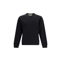 Valentino Garavani Schwarzer Baumwoll-Sweatshirt