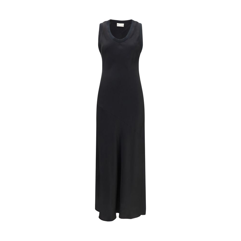 Ami Paris Schwarzes Viskose-Freizeitkleid