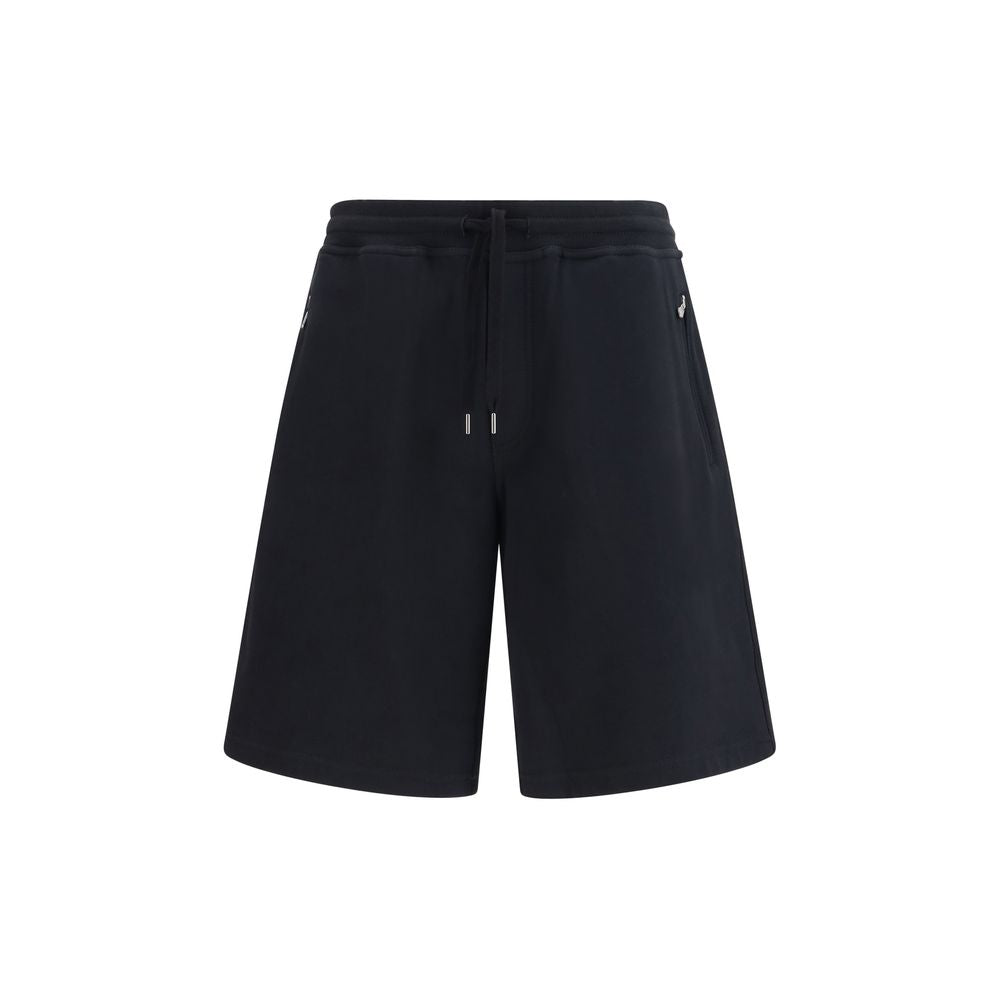 Brunello Cucinelli Schwarze Baumwoll-Bermudashorts