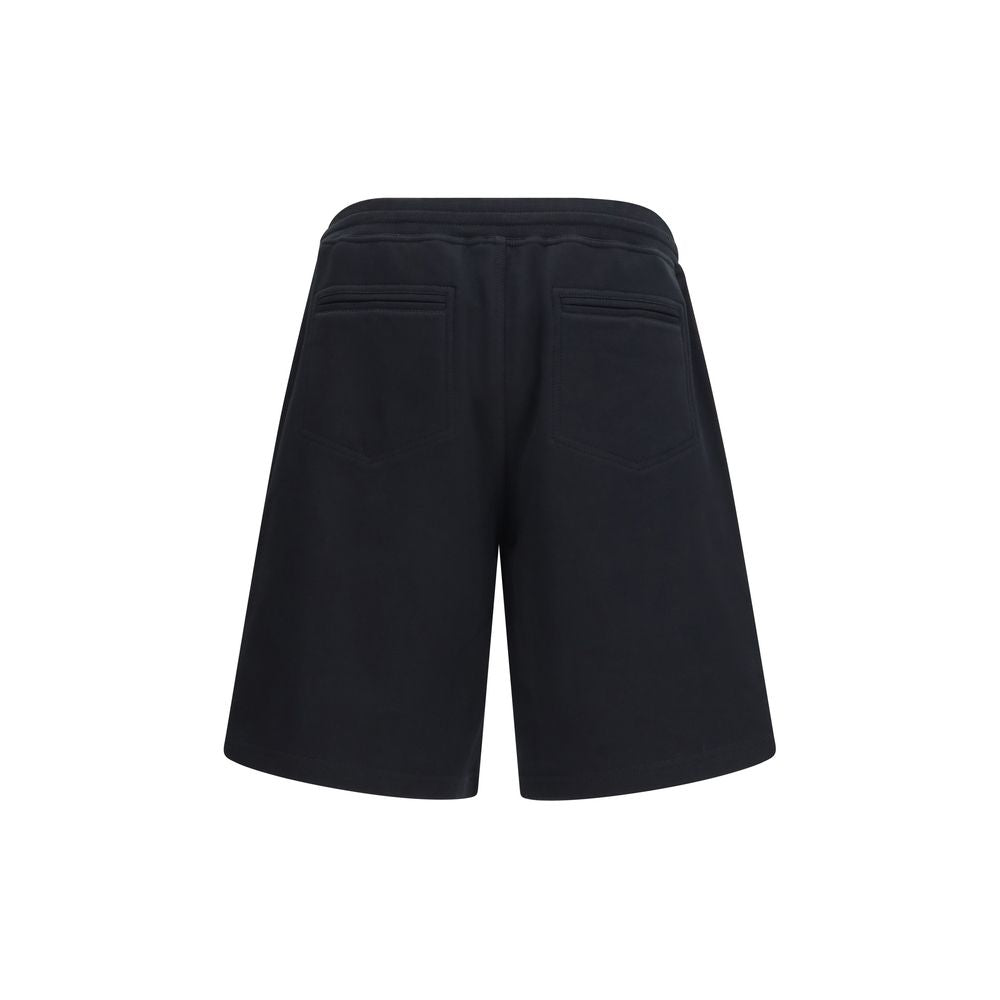 Brunello Cucinelli Schwarze Baumwoll-Bermudashorts