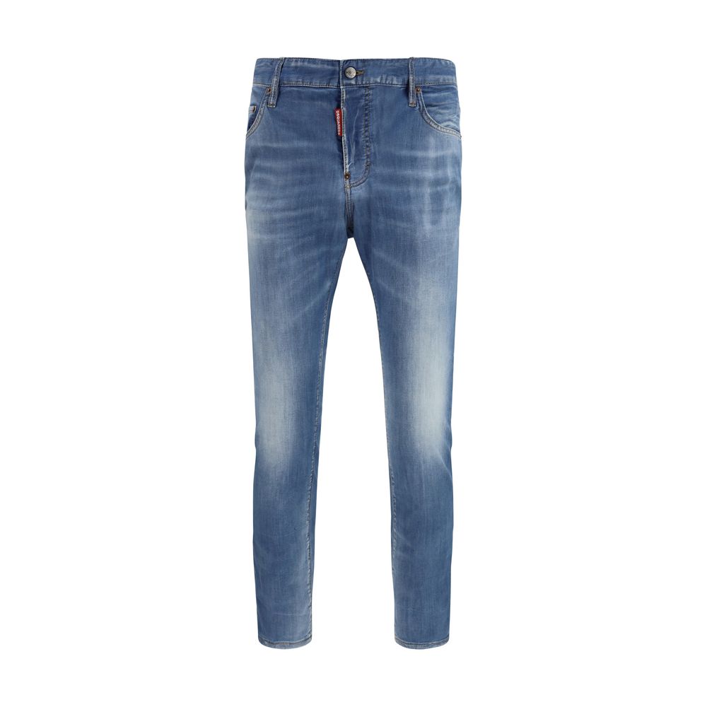Dsquared² Blaue Baumwolljeans Denim