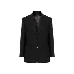 Prada Schwarzer Blazer aus reiner Schurwolle