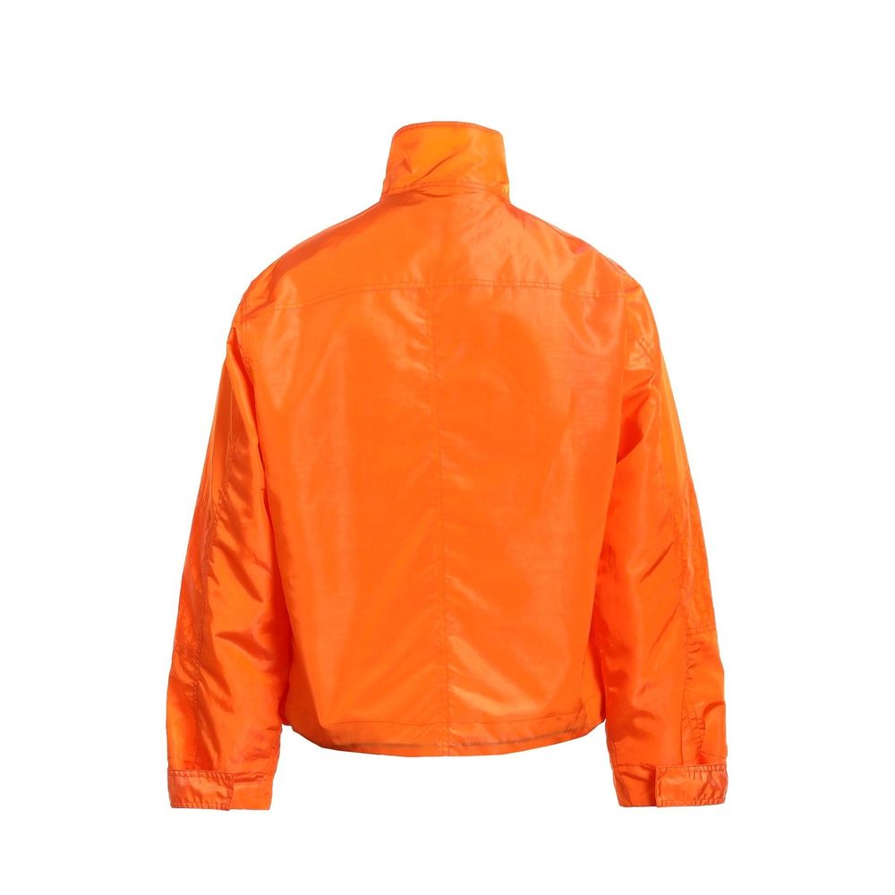 Dior Orange Polyester Shell Jacke