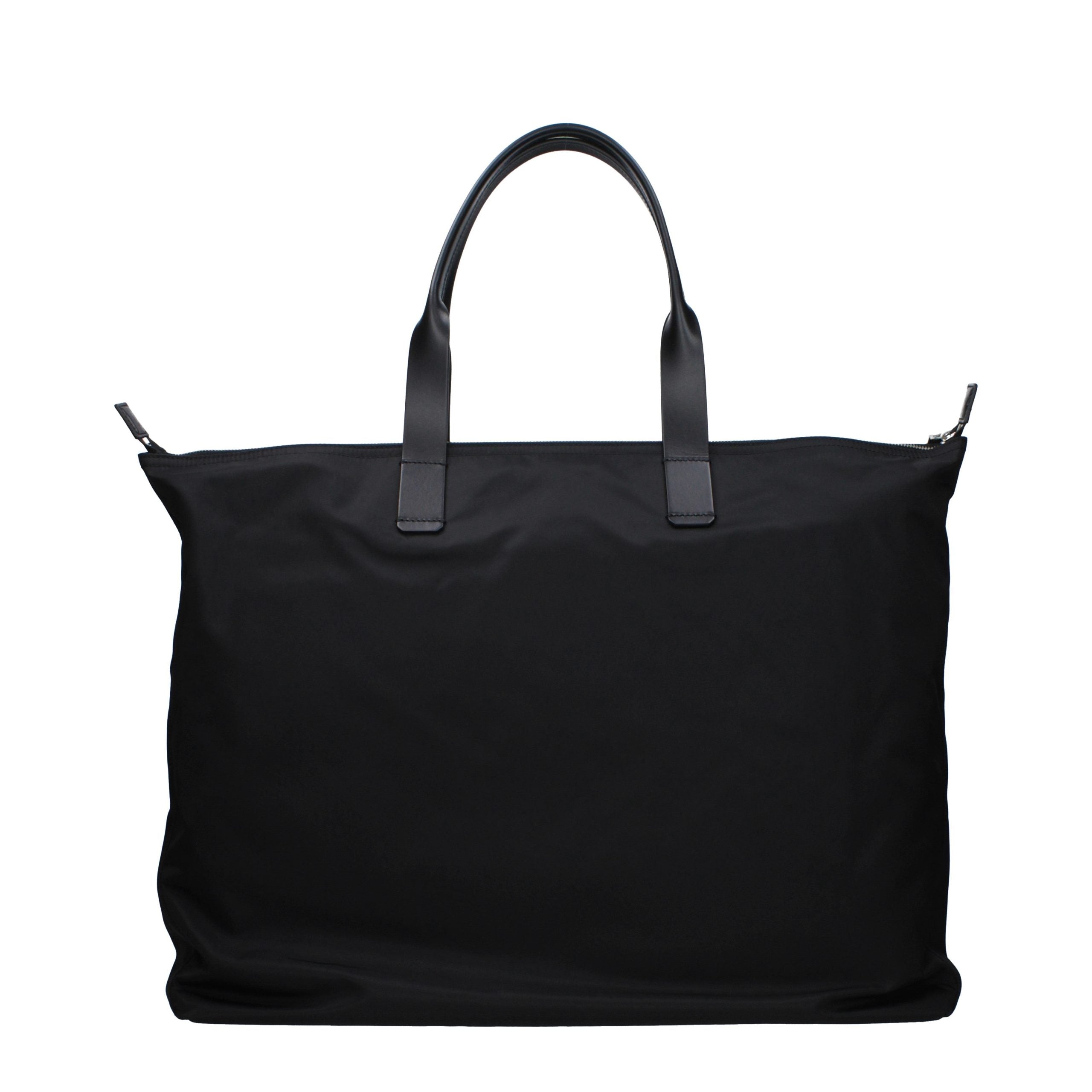 Dolce & Gabbana Schwarze Bos Taurus Kalbsleder Schultertasche