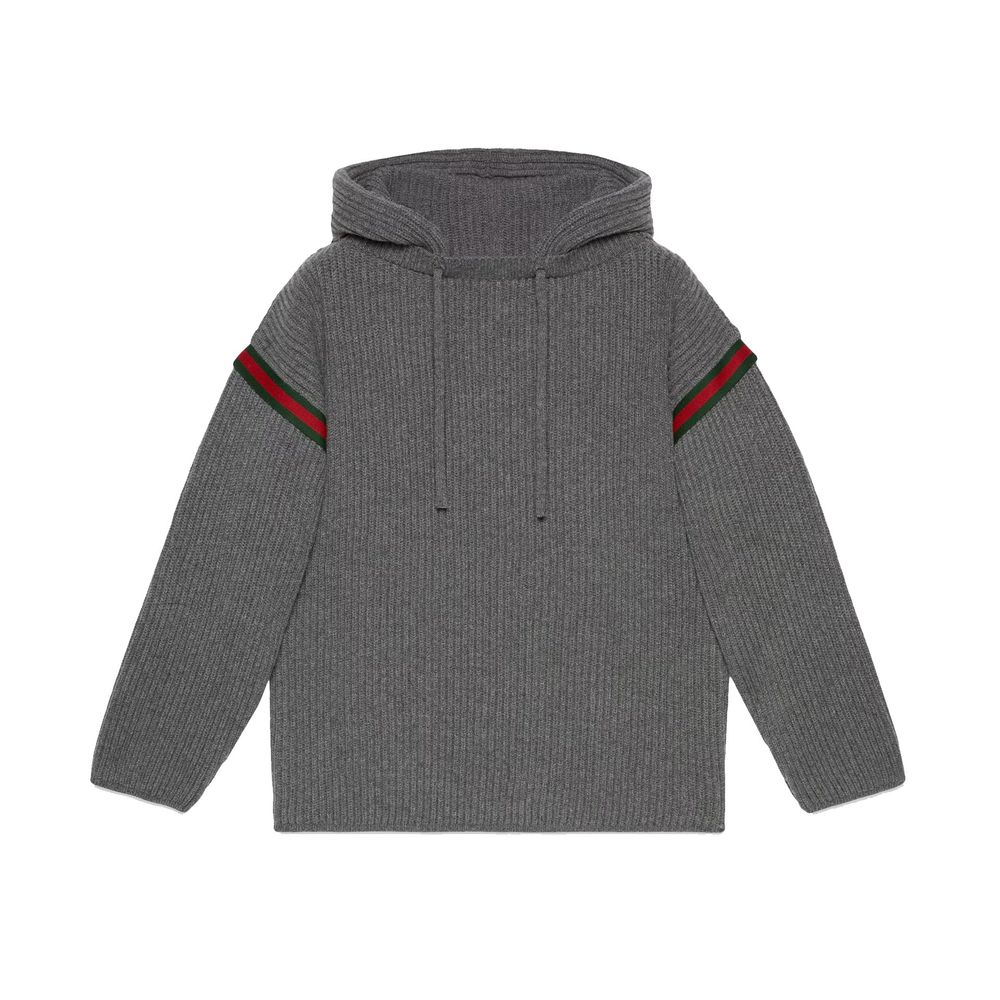 Gucci Grauer Kaschmir-Pullover